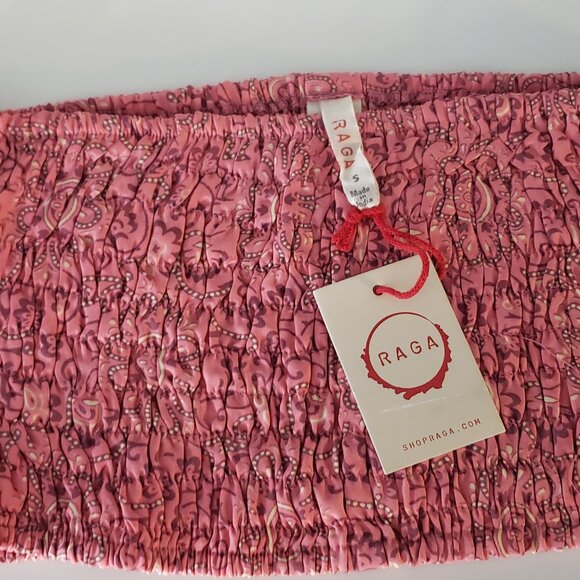 NWT: Anthropologie-Raga Paisley Print Bandeau Sizes Xs, Sm & Med - Picture 3 of 6